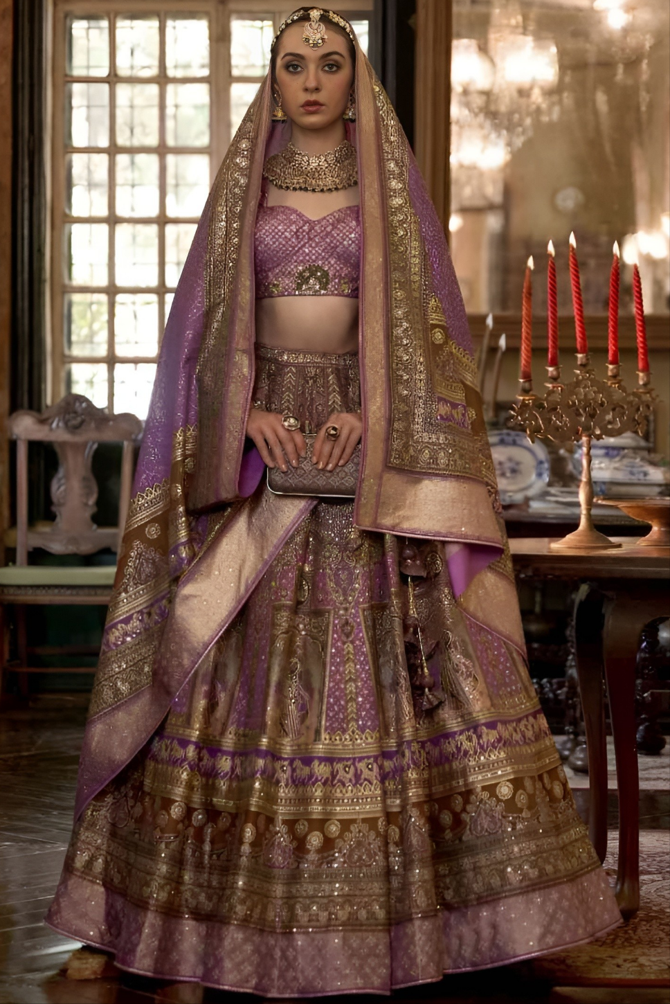 EKKTARA Stitched Designer Iris Purple Colour Lehenga Choli Collection