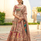 EKKTARA Stitched Designer Rose Gold Shade Lehenga Choli Set