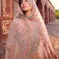 EKKTARA Semi Stitched Designer Charm Pink Multicolour Colour Lehenga Choli Set
