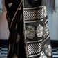 EKKTARA Saree For Women Black Colour Pure Satin Handloom Weaving Saree With Unstitched Blouse