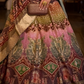 EKKTARA Stitched Designer Pink And Purple Shade Lehenga Choli Set
