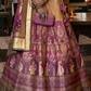 EKKTARA Stitched Designer Purple Colour Lehenga Choli Collection