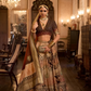 EKKTARA Stitched Designer Walnut And Golden Shade Lehenga Choli Set