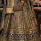 EKKTARA Stitched Designer Royal Blue & Golden Colour Lehenga Choli Collection