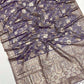 EKKTARA Saree For Women Light Purple Colour Silk Handloom Weaving Saree With Unstitched Blouse