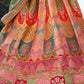 EKKTARA Semi Stitched Designer Pink Multicolour Colour Lehenga Choli Set