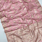 EKKTARA Saree For Women Light Pink Colour Silk Handloom Weaving Saree With Unstitched Blouse