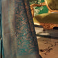 EKKTARA Saree For Women Tiffany Blue Kanjivaram Saree