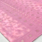 EKKTARA Saree For Women Flamingo Pink Chikankari Lucknowi Weaving Saree